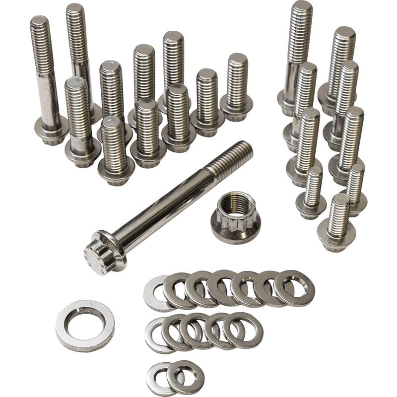 3124 - Feuling Parts Dress Up Chassis/Trim Fastener Kit For Harley Davidson XL 1200 C 1996-2003 - Silver