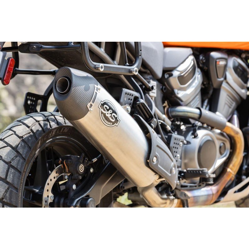 550-1080 - S&S Cycle SO EC Pan America Silencer For Harley Davidson RA 1250 2021-2023 Right
