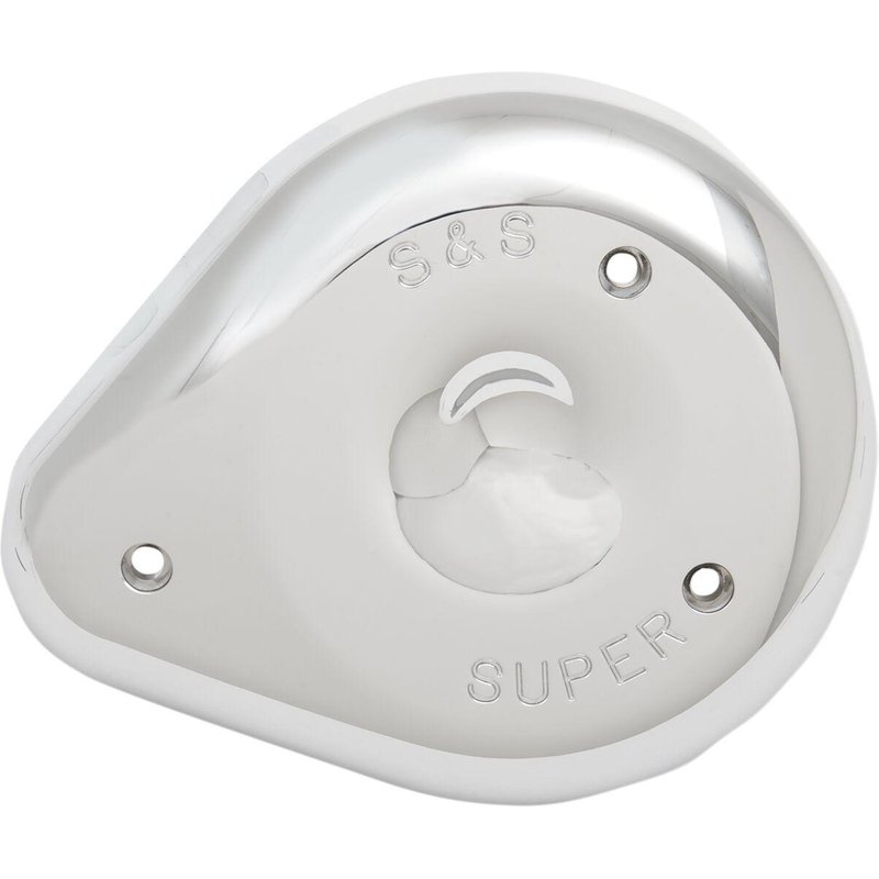 17-0378 - S&S Cycle Teardrop Air Cleaner Cover For Harley Davidson FLD 1690 2012-2013 - Chrome