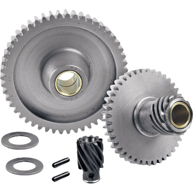 33-4226 - S&S Cycle Generator Engine Case Gear Kit For Harley Davidson F 1200 1946-1952 - Raw