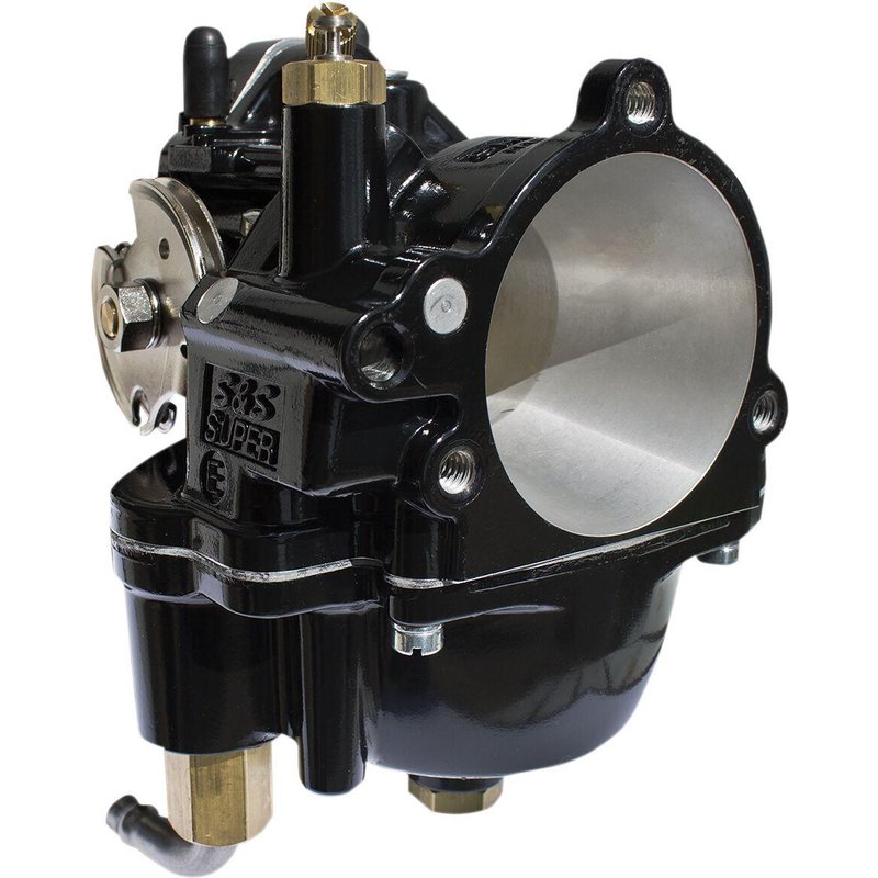 110-0099 - S&S Cycle Super E Carburettor For Harley Davidson FL 1200 1955-1977 - Black