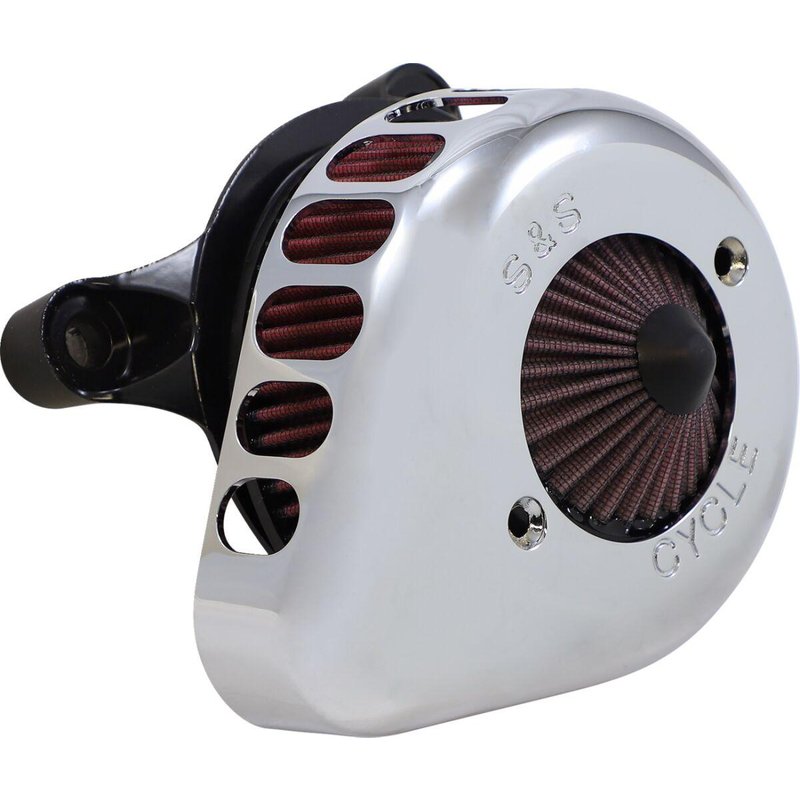 170-0719A - S&S Cycle Air Stinger Stealth Air Cleaner Kit For Harley Davidson FLHR 1584 2008 - Chrome