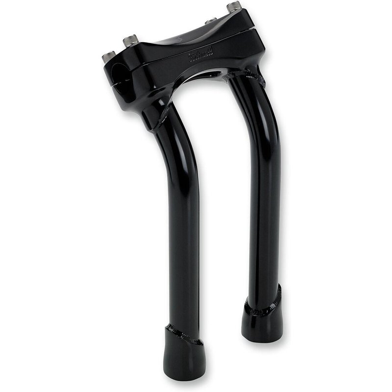 6404-201-10 - Biltwell Murdock Handlebar Risers 25.5 cm (10") - Black/Satin