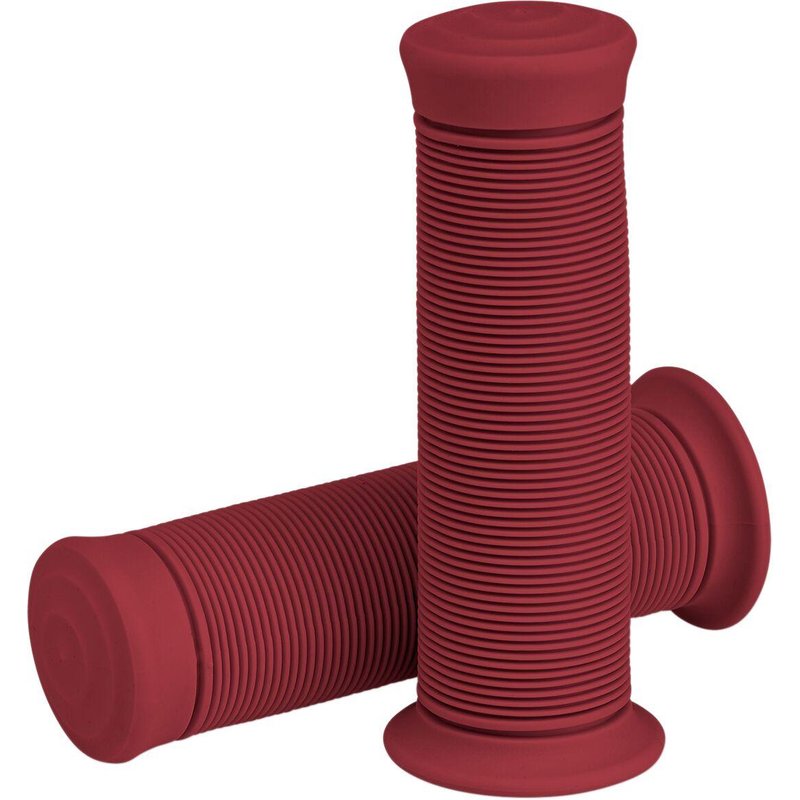 6701-0378 - Biltwell Kung Fu Closed End Grips - Oxblood
