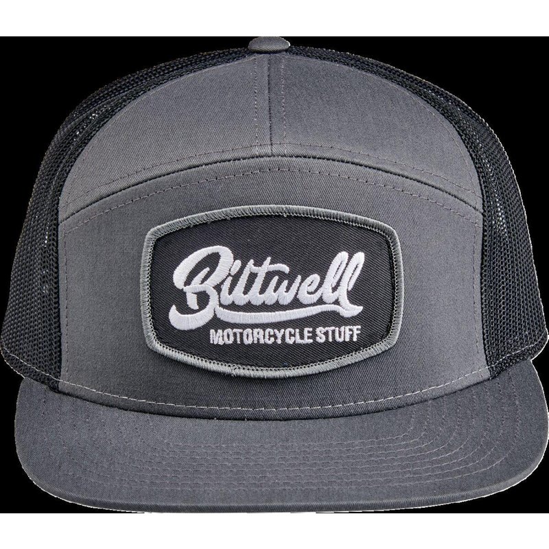 8002-2044-00 - Biltwell Mens Adult Ridgecrest Hat One Size - Black/Grey