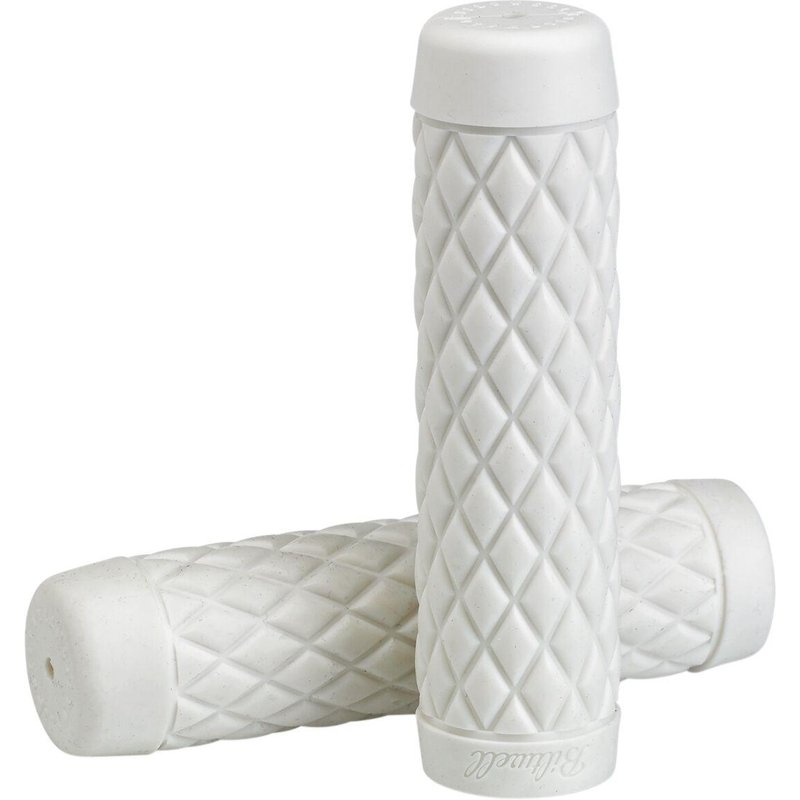 6705-0278 - Biltwell Torker Closed End Grips - White
