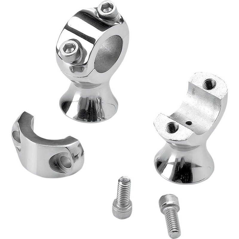 6401-302-175 - Biltwell 1-3/4" Slimline Handlebar Risers 44.5 mm - Polished
