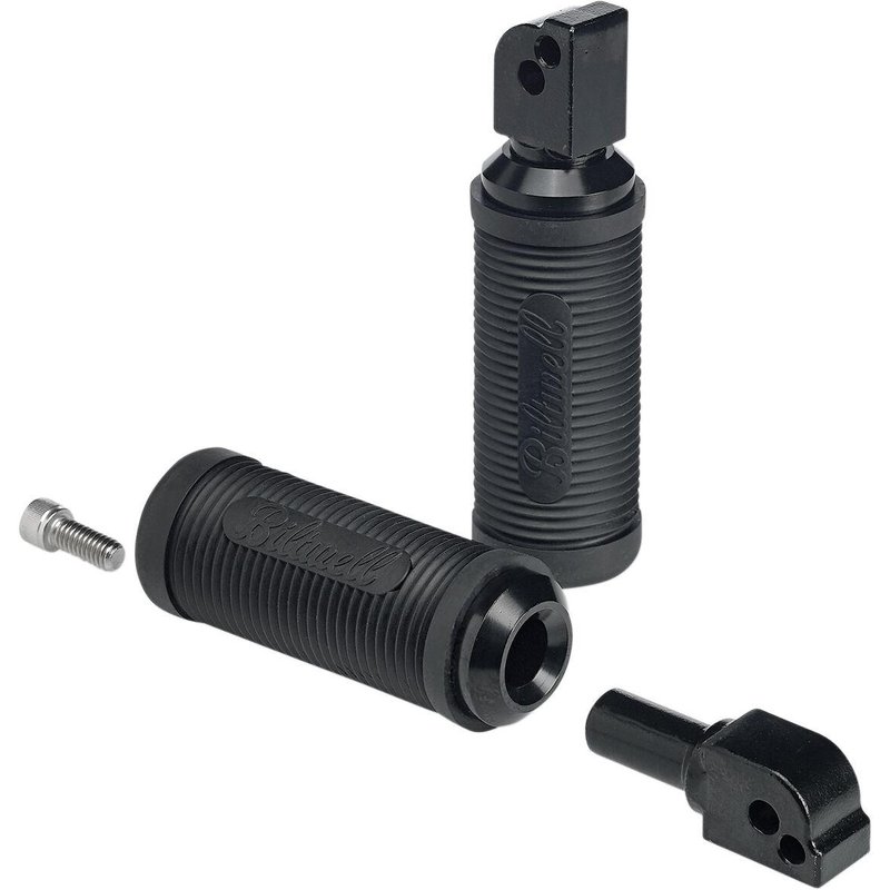 7004-204-04 - Biltwell Norman Footpegs For Harley Davidson FLDE 1750 2018-2020 - Black