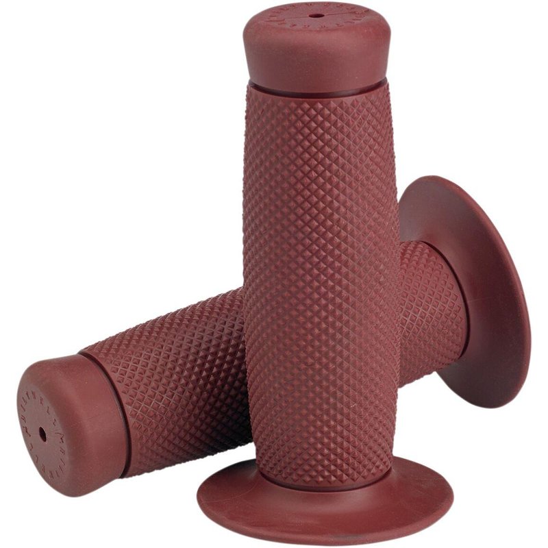 6704-0301 - Biltwell Renegade Bar Grips For 25.4 mm (1") Handlebars - Oxblood
