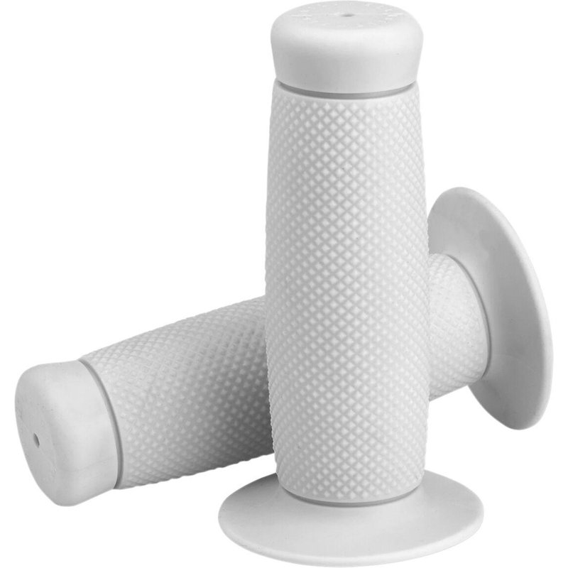 6704-0201 - Biltwell Renegade Bar Grips For 25.4 mm (1") Handlebars - White