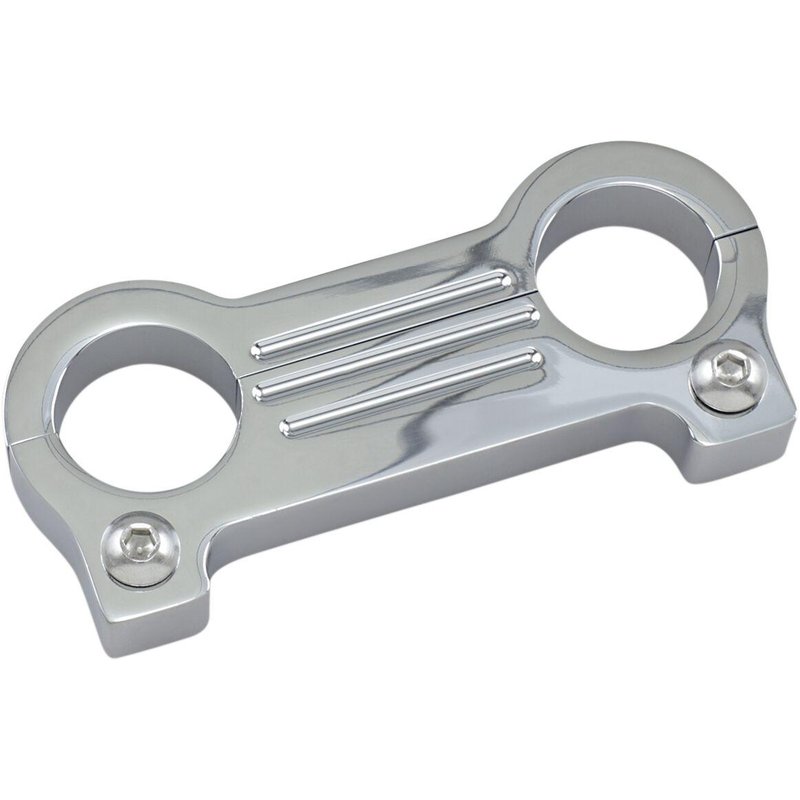 GM101-C - Accutronix Gauge Mount Adapter For Harley Davidson FXD 1340 1995-1998 T-Bar - Chrome