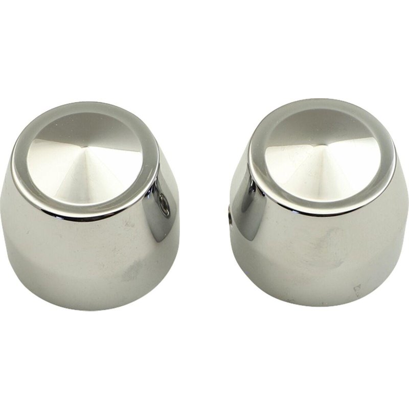 TAC102-EC - Accutronix Elite Front Axle Cap Front 25 mm (63/64") - Chrome/Silver