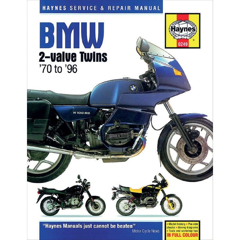 9780857339027 - Haynes Repair Manual For BMW R 100 1981-1984