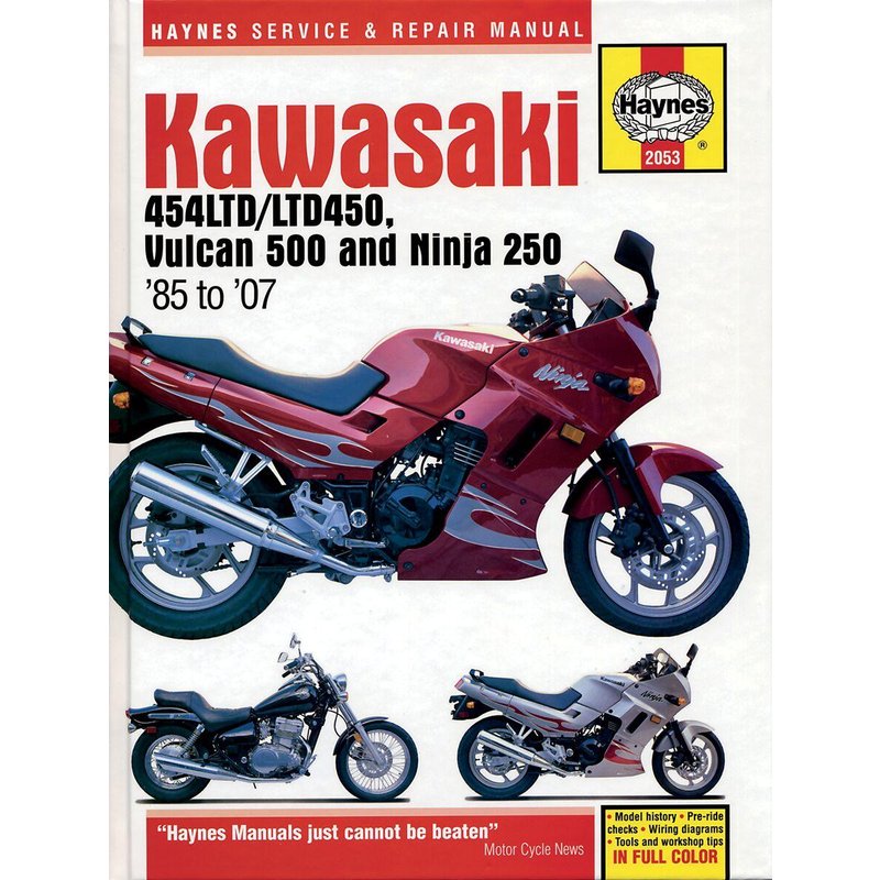 9781620922347 - Haynes Repair Manual For Kawasaki EN450 1985-1990