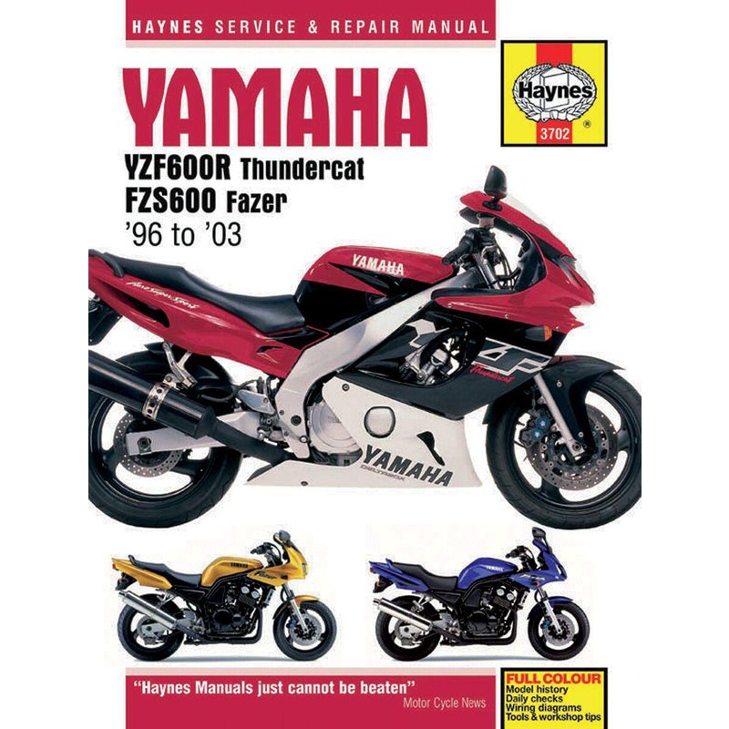 9781785212956 - Haynes Repair Manual For Yamaha FZS 600 1998-2003