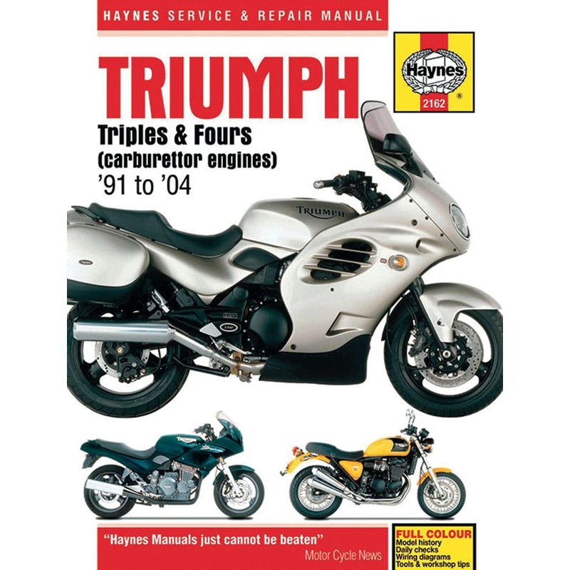 9781785210495 - Haynes Repair Manual For Triumph AdVentureR 900 1996-2001