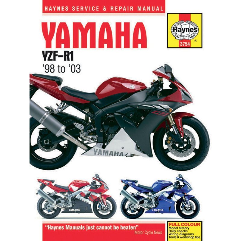 9781785213427 - Haynes Repair Manual For Yamaha YZF-R1 1000 1998-2003