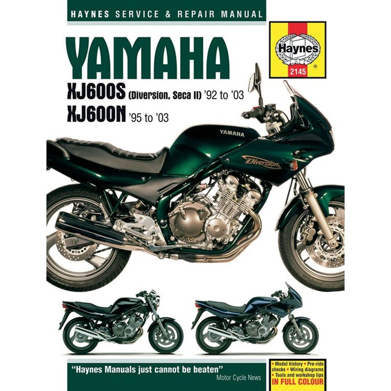 9781785210488 - Haynes Repair Manual For Yamaha XJ 600 N 1996-2003