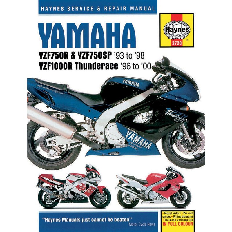 9781785213090 - Haynes Repair Manual For Yamaha YZF 1000 R 1996-2000