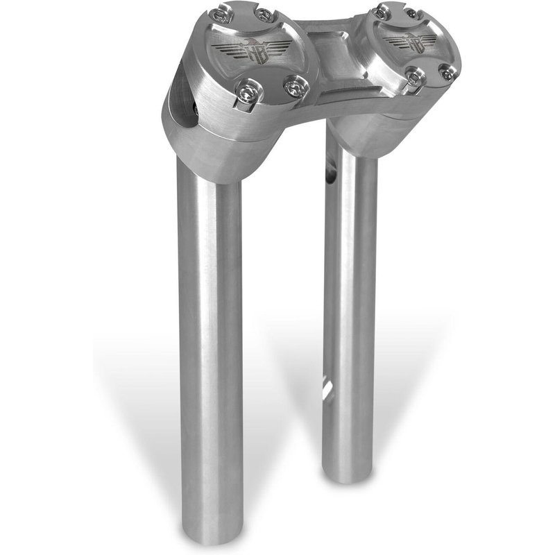 HB-RPB-10-SS - Heinz Bikes Clubstyle Pullback Riser For Harley Davidson FLD 1690 2012-2013 25.5 cm (10") - Silver