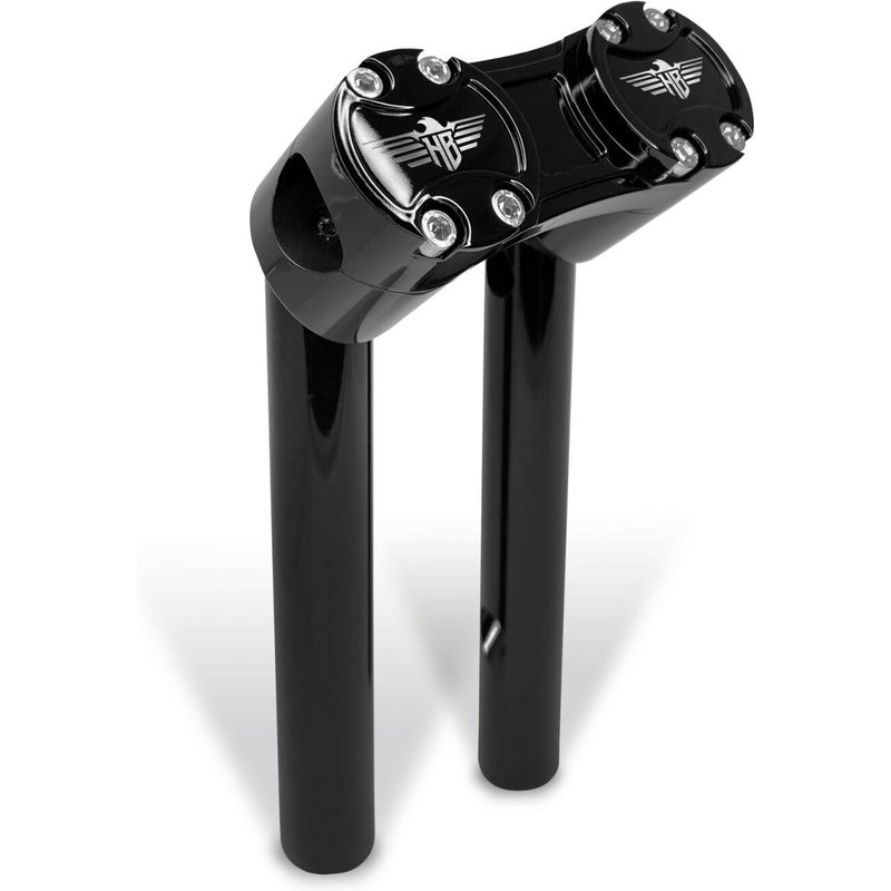 HB-RPB1-8-BB - Heinz Bikes Clubstyle Pullback Riser For Harley Davidson FLD 1690 2012-2013 20.5 cm (8") - Black