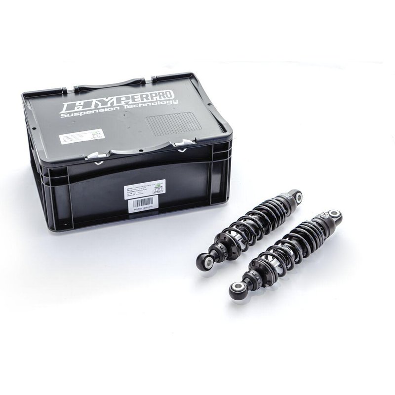 HDTO+12.00-0-MSXP - Hyperpro 360 Series Twin Emulsion Shock For Harley Davidson FL 1200 1973-1977 Rear