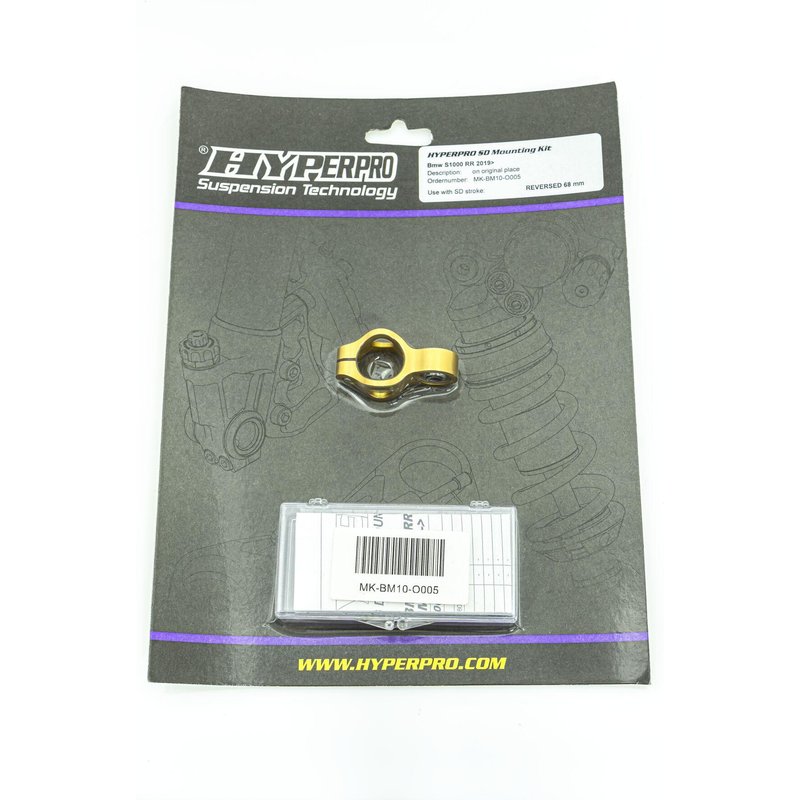 MK-BM10-O005 - Hyperpro Steering Damper Mounting Kit For BMW S 1000 HP4 Race 2019 - Gold