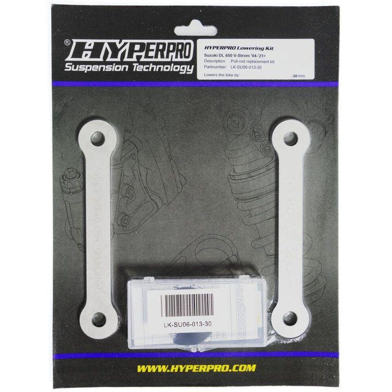 LK-SU06-013-30 - Hyperpro Lowering Kit For Suzuki DL 650 -30mm 2004-2010 Rear