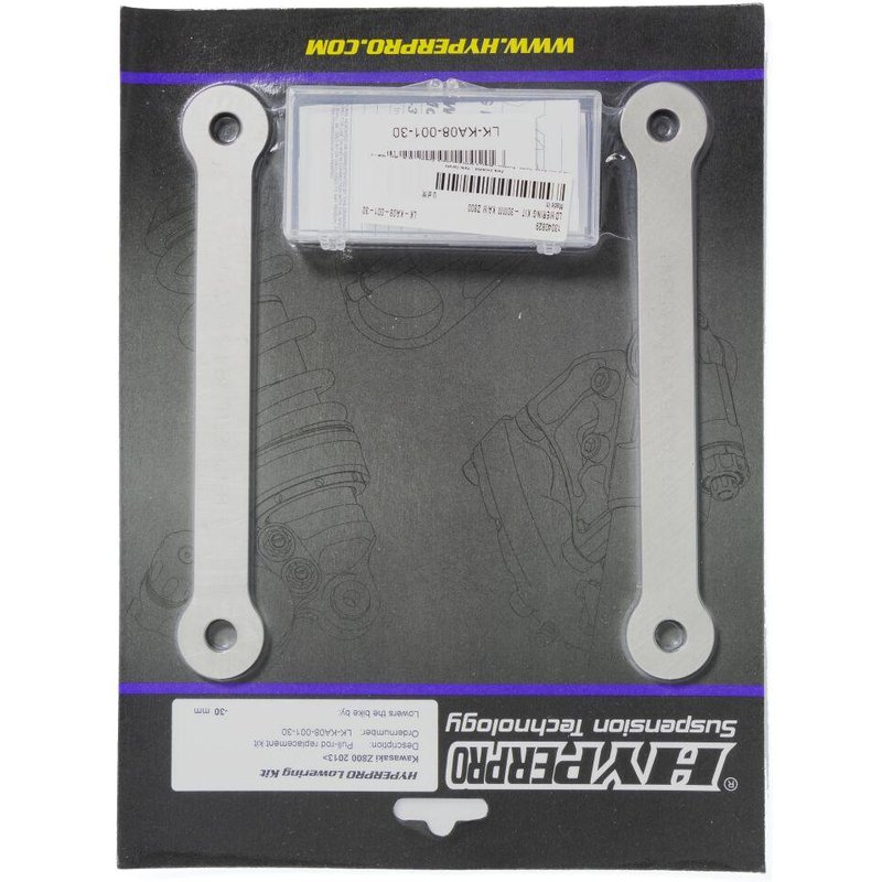 LK-KA08-001-30 - Hyperpro Lowering Kit For Kawasaki Z 800 -30mm 2013-2016 Rear
