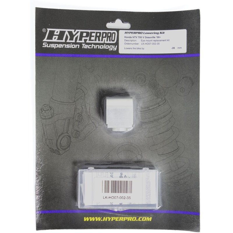 LK-HO07-002-35 - Hyperpro Lowering Kit For Honda NT 700 V -35mm 2006-2016 Rear