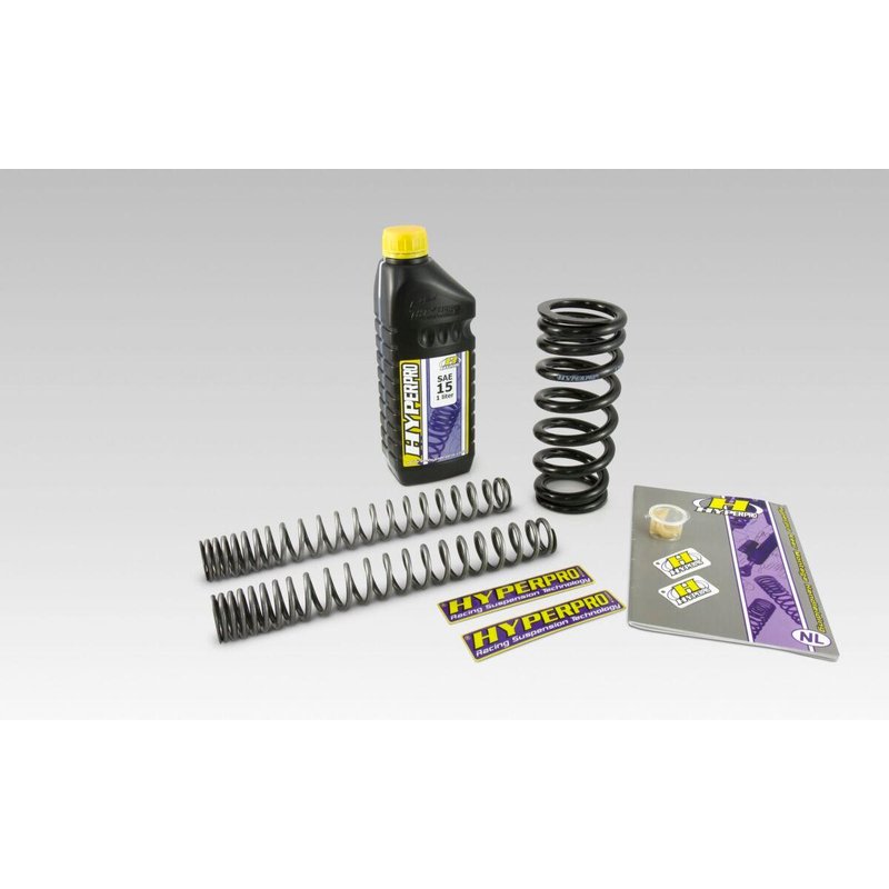 SP-KA06-SSK040B - Hyperpro Lowering Kit For Kawasaki KLE 650 2015 -25mm Fits Front & Rear