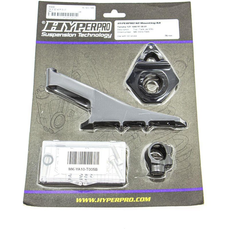 MK-YA06-T005 - Hyperpro Steering Damper Mounting Kit For Yamaha YZF-R6 600 2006-2020 - Gold