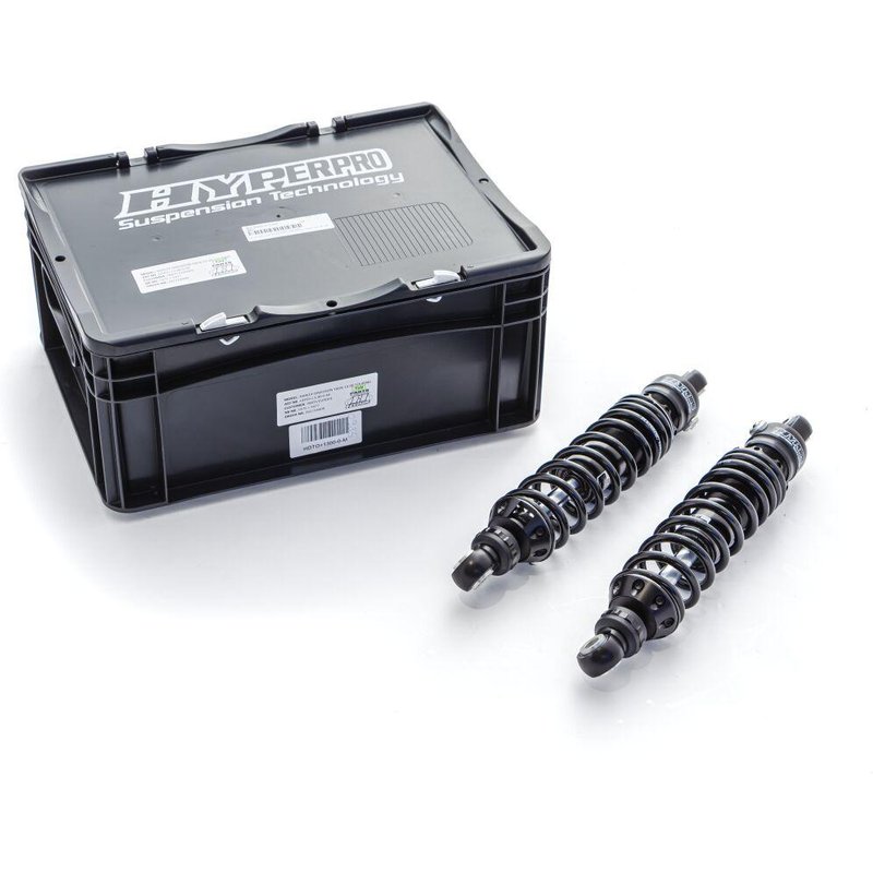 HDTO+13.00-0-MSXP - Hyperpro 360 Series Twin Emulsion Shocks For Harley Davidson FLH 1200 1980