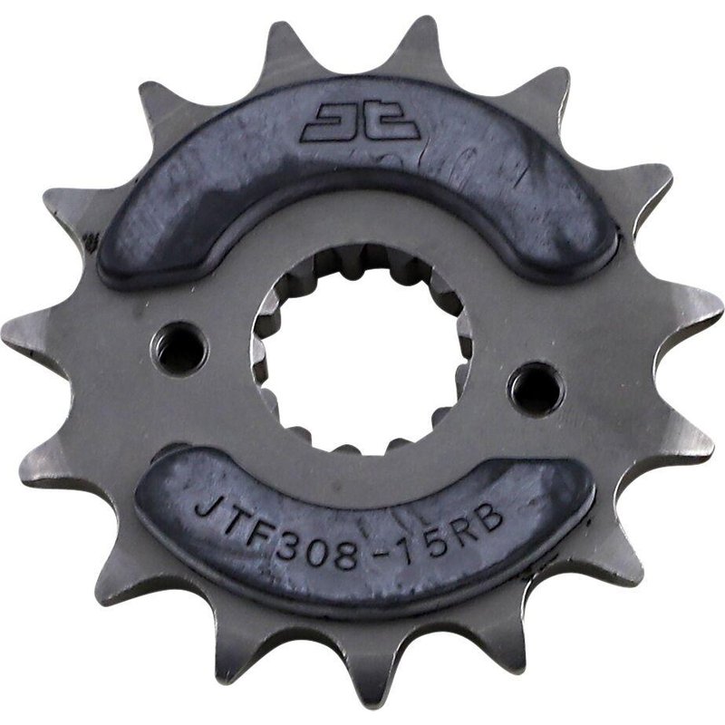 JTF308.15RB - JT Sprocket For Honda FMX 650 2005-2007 Front Black/ 15T