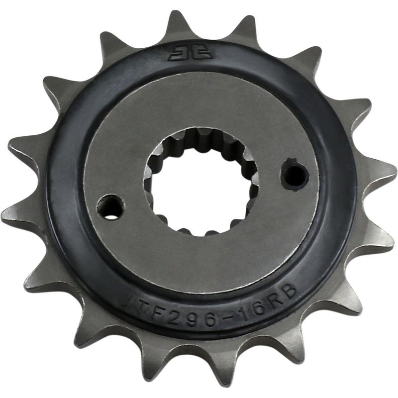 JTF296.16RB - JT Steel Sprocket With Noise Dampener For Honda NT 400 1987-1989 Front 16T