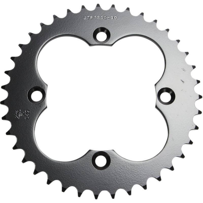 JTR1350.39 - JT Steel Sprocket For Honda ATC250 ES 1986 Rear 39T - Black