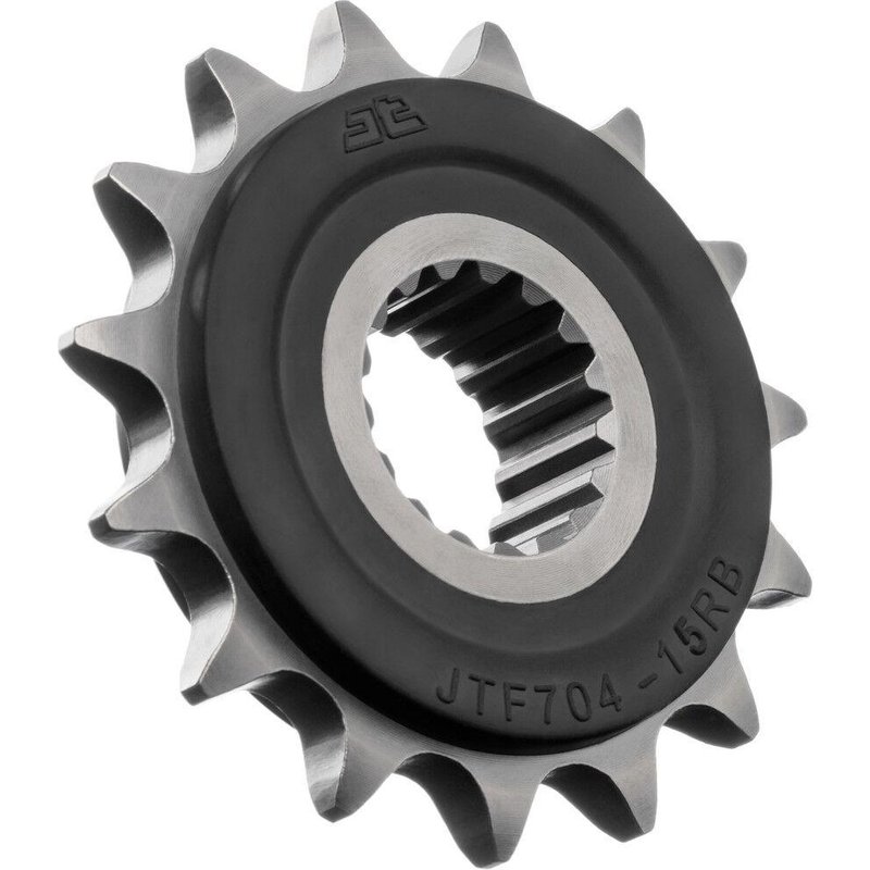 JTF704.15RB - JT Front Rubber Cushioned Sprocket For BMW F 750 GS ABS Front Black/ 15T