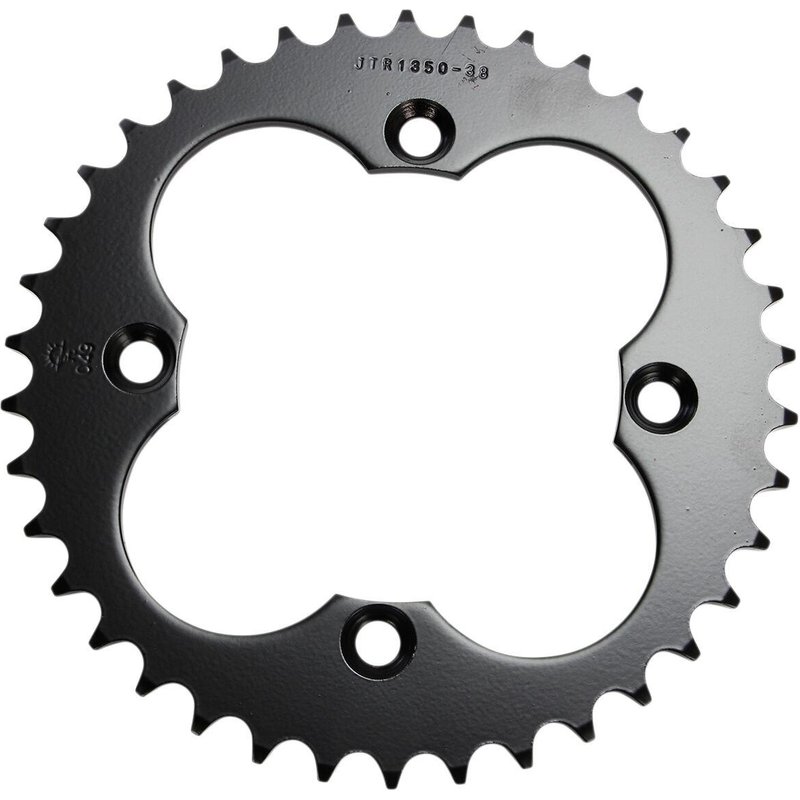 JTR1350.38 - JT Steel Sprocket For Honda TRX250 1987 Rear 38T - Black