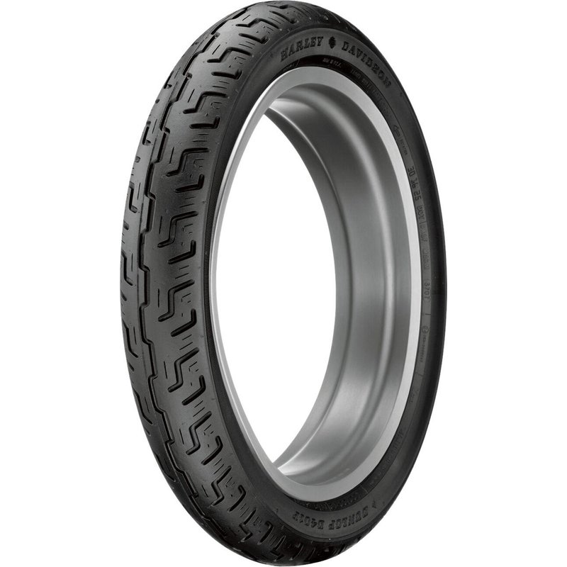 636024 - Dunlop D401 Front Tyre Blackwall TL 73H 130/90B16"