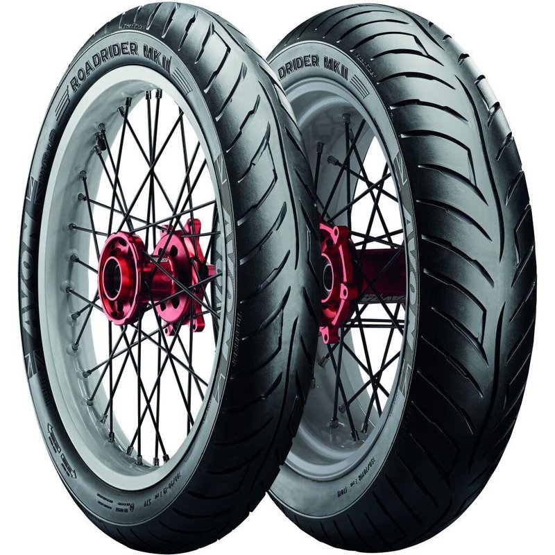 638343 - Avon Roadrider MKII 73V TL Rear Tyre - 130/90-16"