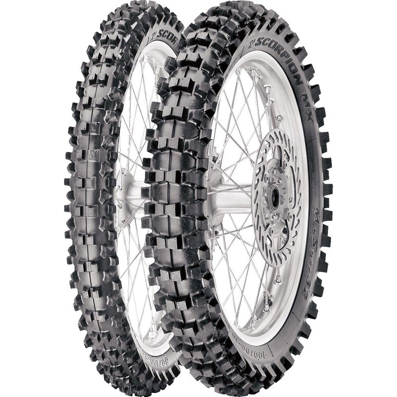 3841900 - Pirelli Scorpion MX32 Mid Soft 36M Front Tyre 60/100-12"