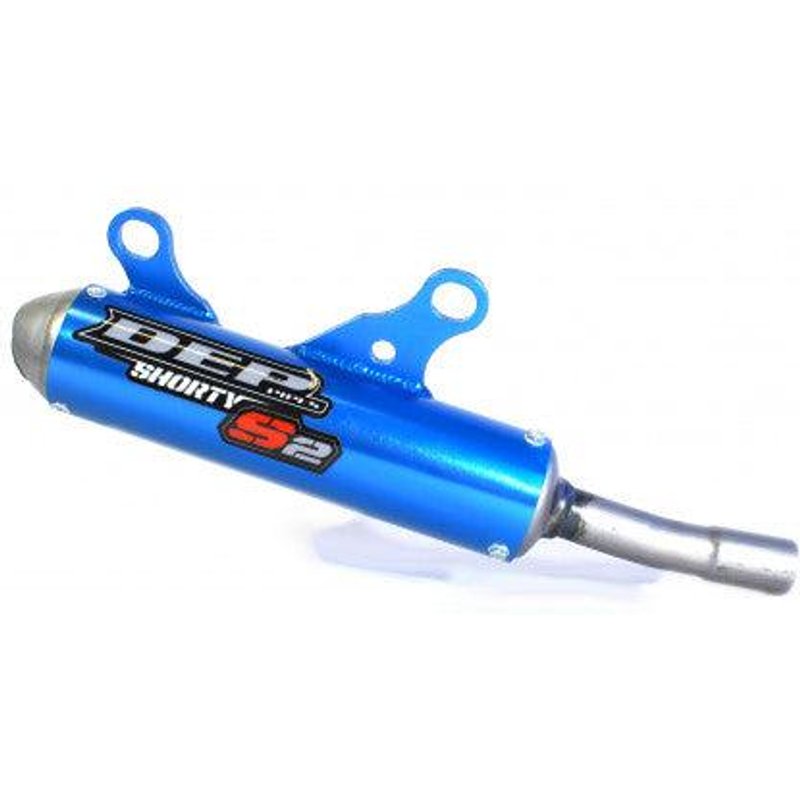 DEP Shorty Exhaust Silencer - KTM SX 125/150 2019-22 - Blue (FS)