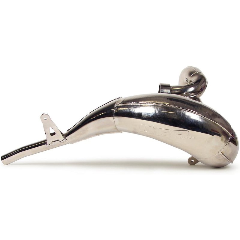 DEP Armoured Exhaust Front Pipe - Gas Gas EC 250/300 1998-2007 - Nickel