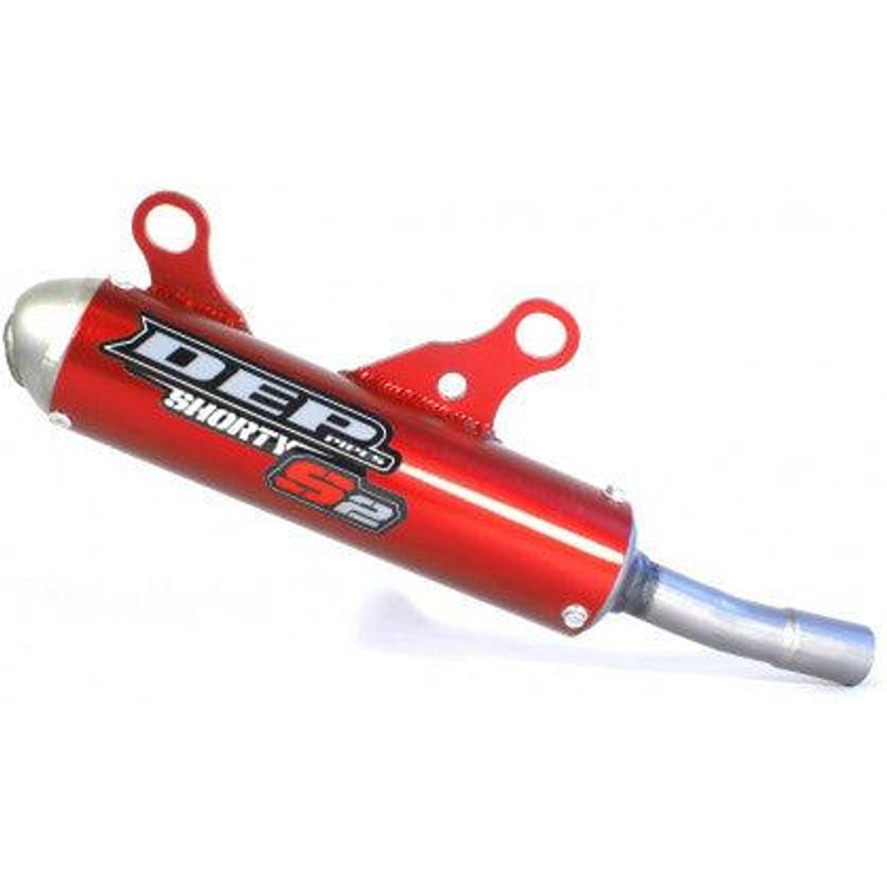 DEP Shorty Exhaust Silencer - KTM SX 125/150 2019-Onwards - Red (FS)