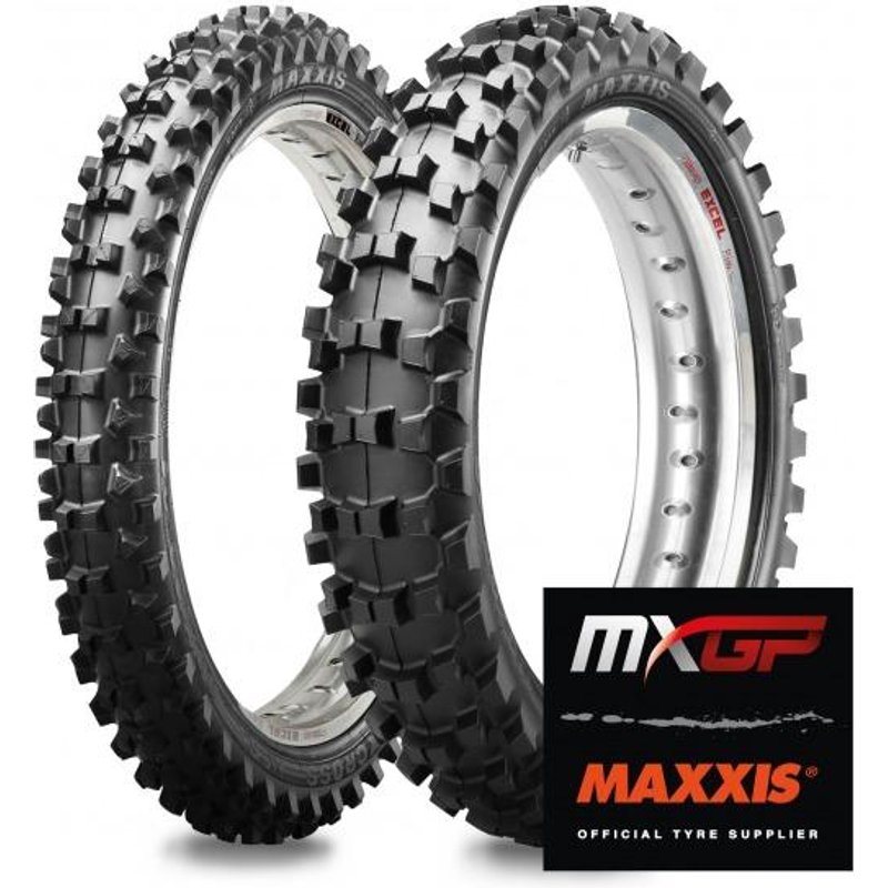 Maxxis MX-ST+ Small Wheel Tyres Set - 70/100-17" & 90/100-14"