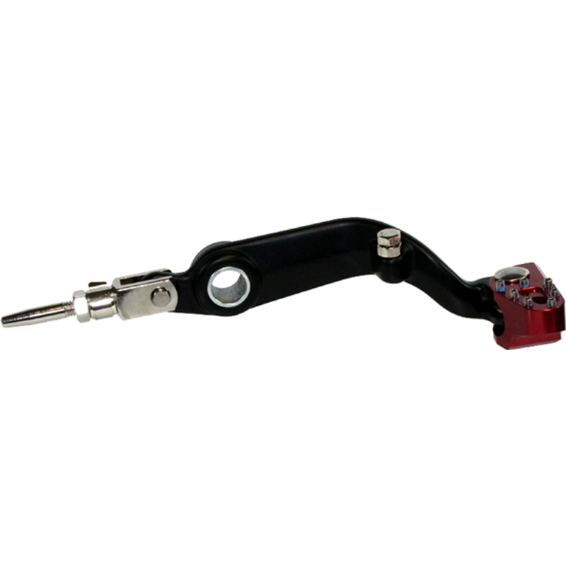 Apico Elite Trials Brake Pedal - TRS One 125-300 2016-22 - Black/Red