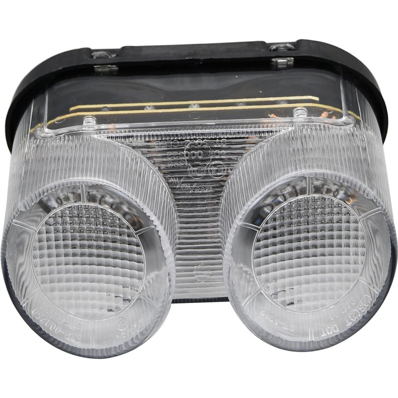 Bike It LED Rear Tail Light With Clear Lens & Integral Indicators - Yamaha YZF-R1 2000-01