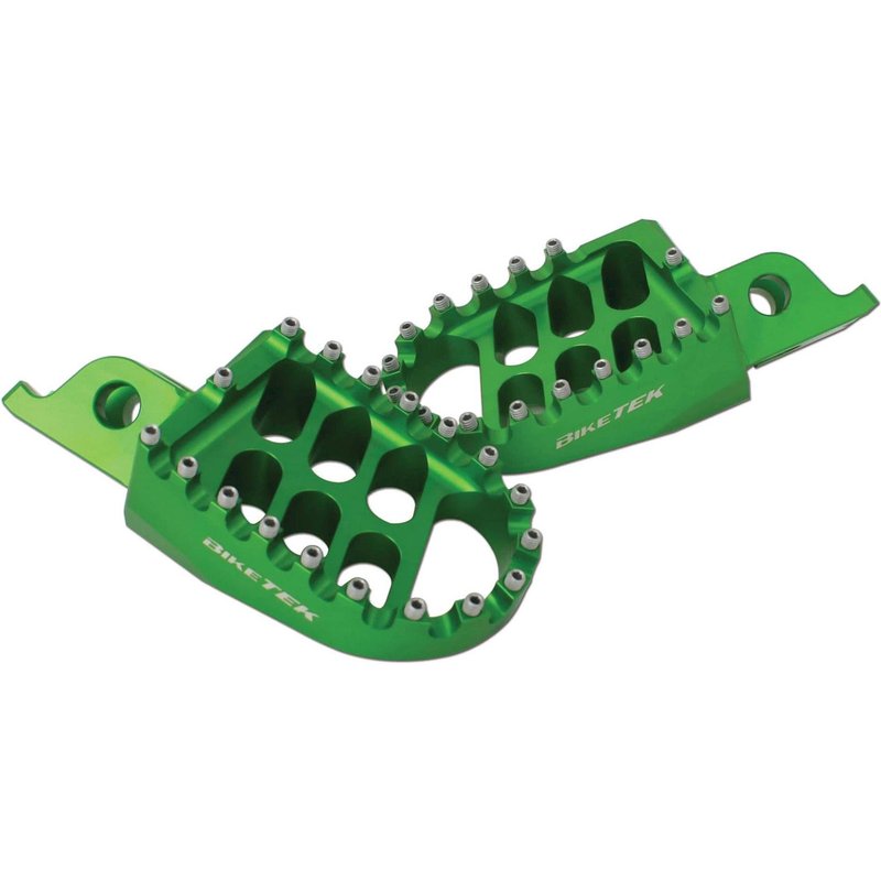 BikeTek Wide Foot Pegs - Kawasaki KXF250 2006-21