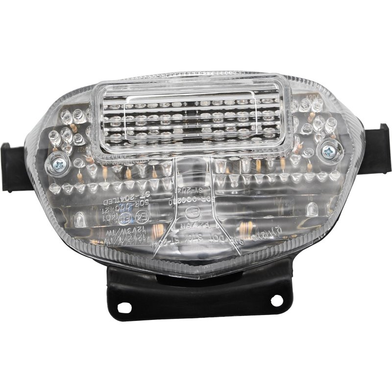Bike It LED Rear Tail Light With Clear Lens & Integral Indicators - Suzuki GSXR1000 2000-03