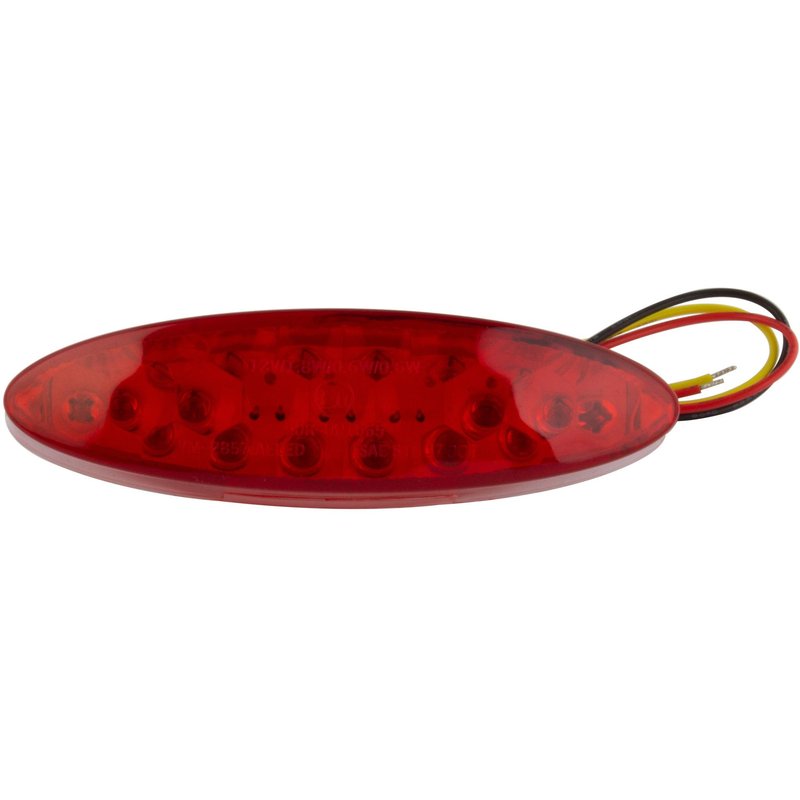 Bike It Tri-Lite LED Rear Light With Red Lens